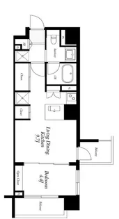 CATS原宿【10階】の間取り