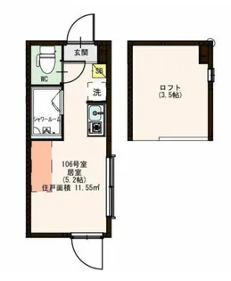 ハーモニーテラス下?神井【1階】の間取り