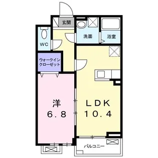 エスフォレスト【3階】の間取り