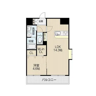 GRANDIA白川公園【11階】の間取り