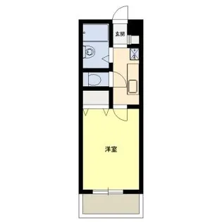 ハッピーマンションB【3階】の間取り