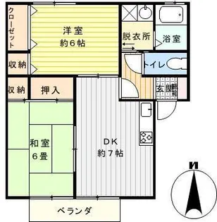 エルグランデ【1階】の間取り