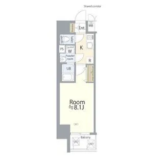 エスリード上前津ツヴァイテ【3階】の間取り