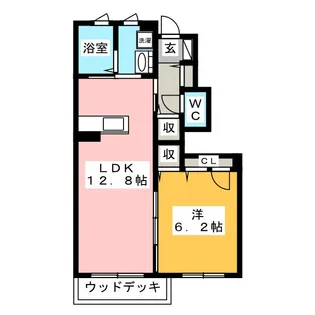 メゾンひだまり【1階】の間取り