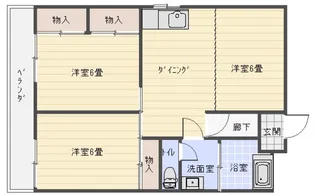アセント昭和台【1階】の間取り