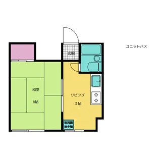 コーポ若宮【3階】の間取り