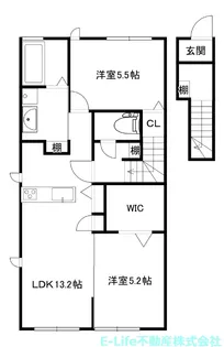 サンフォールグランツII【2階】の間取り