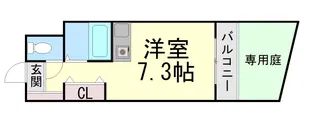 六甲カーサ・デ・ピエドラ【1階】の間取り