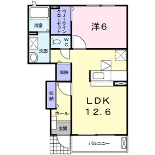 ヴィオラ コート【1階】の間取り