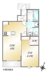 グランボヌール【1階】の間取り