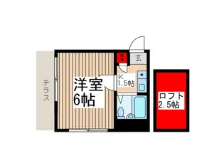 ビューパレス大宮A・B【1階】の間取り