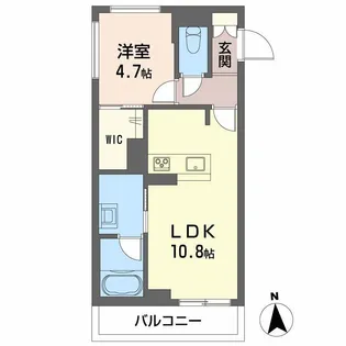 セントフルリール【1階】の間取り