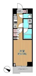 ルーブル川崎上平間弐番館【5階】の間取り