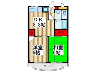 フォレスト和光【2階】の間取り