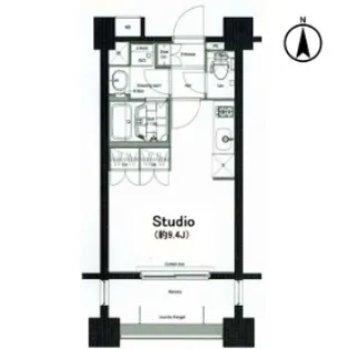 コンフォリア麻布十番【7階】の間取り