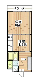 メゾン・セルバンデス【3階】の間取り