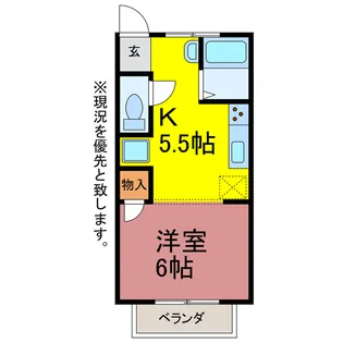 コーポ伊藤【2階】の間取り