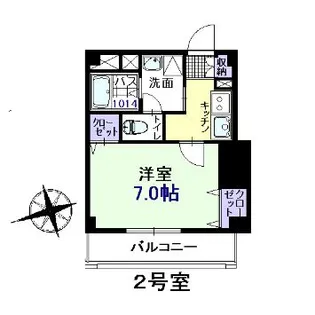 リバーサイド木場公園【1階】の間取り