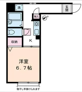 ストリームフラッツ【1階】の間取り