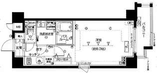 ZOOM目黒不動前【4階】の間取り