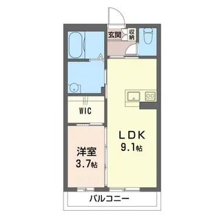 グランディール III【1階】の間取り