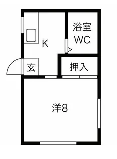 メゾンソレイユ【2階】の間取り
