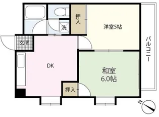 竹屋町原野ビル【2階】の間取り
