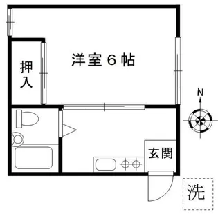 青葉ハイツ【1階】の間取り