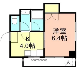 シティヴィラ・イシモト【4階】の間取り