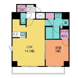 ハックベリー【4階】の間取り