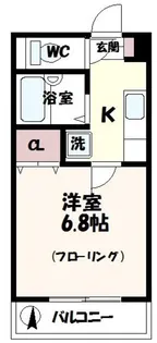アステラス烏山【2階】の間取り