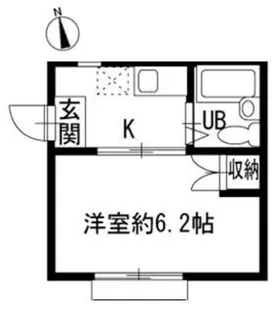 コーポHATA【2階】の間取り