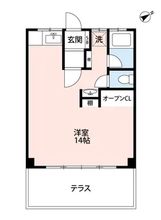 ミリオンハイツ【1階】の間取り