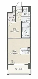 オーキッドレジデンス上呉服【9階】の間取り