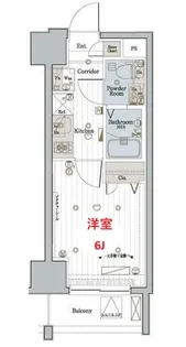 メイクスデザイン川崎II【4階】の間取り