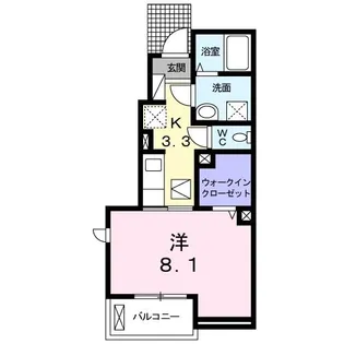 サウスガーデンプレイス【1階】の間取り