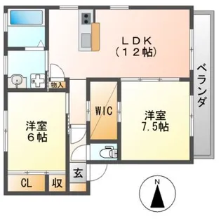 アネックスT3号棟【2階】の間取り