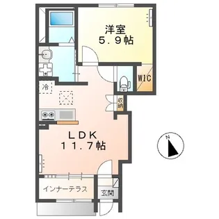 M6M【2階】の間取り