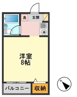 ハイツサードニクス【2階】の間取り