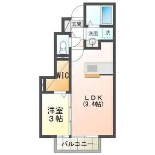 ヴィラ カスターニャ【1階】の間取り
