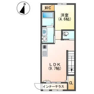 (仮称)佐賀市天神アパート【2階】の間取り