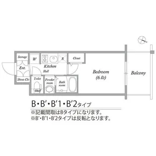 エステムコート大阪WESTII【6階】の間取り