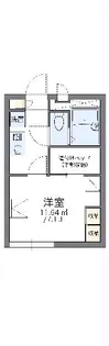 レオパレス武蔵野【2階】の間取り