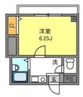 第56シンエイビル【2階】の間取り