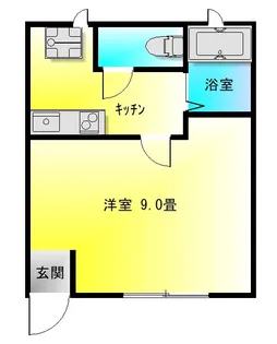 エクセレント老原【1階】の間取り