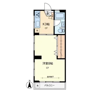 鷹番和光ハイツ【1階】の間取り