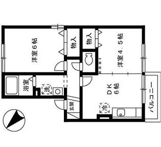 ヴェルドミール【2階】の間取り