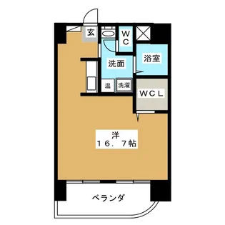 ラフィーネ泉【7階】の間取り
