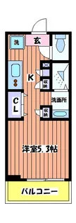 B CITY APARTMENT TACHIKAWA TAPP【2階】の間取り