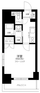 フレールK&Y【10階】の間取り